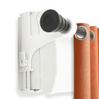 ROXOLID Kit de 2 Supports blancs pour tringle à rideaux sans perçage spécial coffre de volet roulant