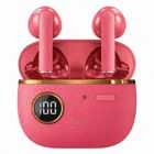 MEGAWORD Écouteurs sans Fil bluetooth 5.4 son Hifi fort Étanche IPX4 - - Affichage LED - Rose