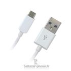BALTAZAR PHONE Cable USB blanc chargeur pour ACER Liquid Z200