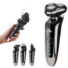 ATMOKO Rasoir Electrique 4 en 1 Homme Humide & Sèche Rasoir Rechargeable avec 3D Têtes Rotatives Ecran LCD Rasoir portable, Noir