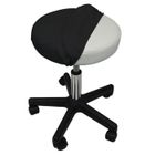 Drap housse de protection en éponge pour tabouret rond - Noir - Vivezen