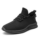 SEVENTUM Black Baskets Respirantes En Maille Pour Hommes, Chaussures Décontractées à Coussin Lame, Tennis, Blanches, Pour L'été