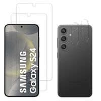 Verre Trempé pour Samsung Galaxy S24 et Protection Caméra [Pack 2] Film Vitre Protection Phonillico®