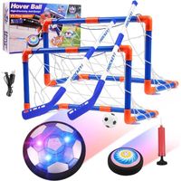 Jouet Enfant Ballon de Foot Rechargeable avec LED Lumières Hover Soccer Ball Jeux de Foot Interieur Exterieur Cadeau d'anniversaire 