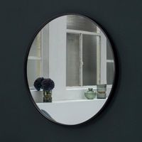Miroir rond Soho Ø100 Dimension Produit : Diamètre 100 cm x Profondeur 4 cm Noir