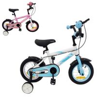 Vélo pour enfants - Makani - Windy - Cadre en métal - Roues de support réglables - Blanc