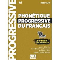 Livre - phonétique progressive du français ; FLE ; A1 ; débutant (2e édition)