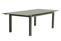 Table de jardin - DCB GARDEN - MIAMI 240/300cm - Aluminium - Kaki - 12 places - Rallonge automatique