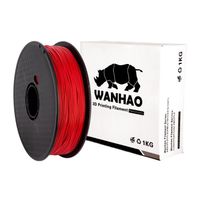 Filament PLA Premium Wanhao Rouge 1kg 1.75mm pour imprimante 3D