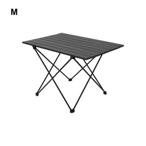 TABLE DE CAMPING Amélioré tout noir - Table pliante légère facile p