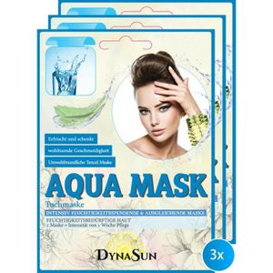 MASQUE VISAGE - PATCH DynaSun 3x Hydra Aqua Masque BTS Aloe Vera Intensif Masque Hydratant Kpop