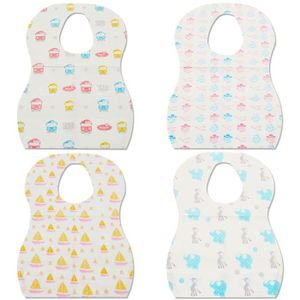 20pcs//lot stérile jetable Bavoirs Bébé Enfants Imperméable manger Bavoirs avec poche