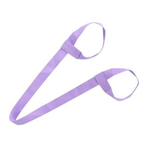 TAPIS DE SOL FITNESS Support de tapis de yoga Tapis de yoga réglable Sling Strap Ceinture de transport portable Sports Gym (violet clair)