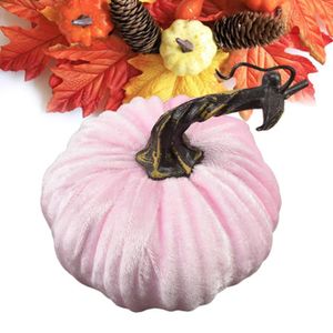 DINETTE - CUISINE Rose - Décoration de citrouille'halloween, Décoration'oreiller en velours faite à la main, Citrouille douce e