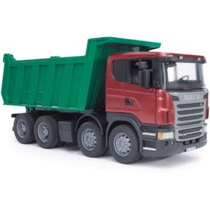 VOITURE - CAMION BRUDER - 3550 - Camion benne Scania R-serie - 54 c