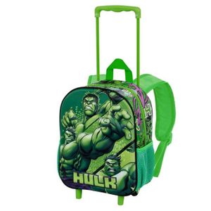 SAC À DOS Sac à dos 3D à Roulettes Petit - Marvel Hulk Destr