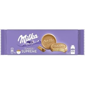 BISCUITS CHOCOLAT MILKA - Choco Supreme 180G - Lot De 4