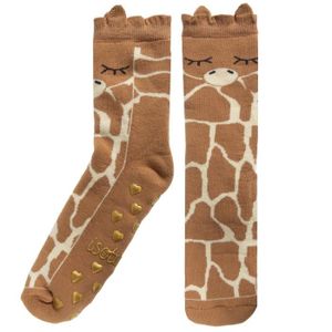 CHAUSSETTES Isotoner Chaussettes anti-dérapantes  girafe fille