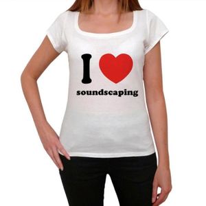 T-SHIRT Femme Tee-Shirt J'Aime Le Bruitage – I Love Soundscaping – T-Shirt Vintage