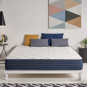 MATELAS Matelas ACTIVE 160x200 Cm | Mousse Mémoire de Forme | Face Été/Hiver | Indépendance De Couchage | Excellente Ergonomie