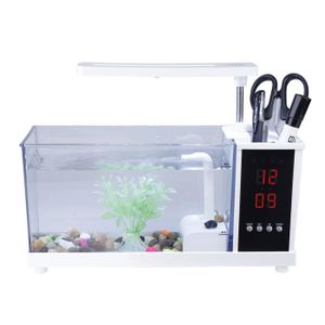 AQUARIUM SALUTUYA Mini horloge pour aquarium LED Blanc