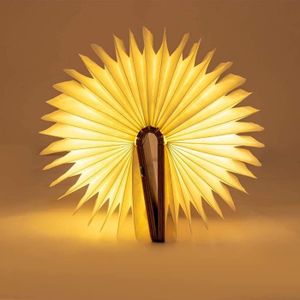 LAMPE A POSER Lampe De Livre En Bois, Lumières Décoratives-Lumiè