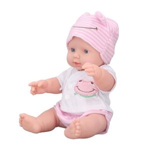 POUPÉE Vvikizy poupée infantile Reborn Poupée Reborn en Silicone souple, corps réaliste, nouveau-né, avec des yeux brillants, jeux poupee