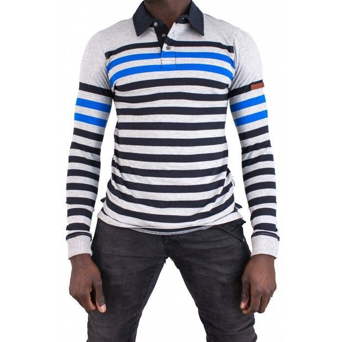 Damart polo 2025 homme manche longue
