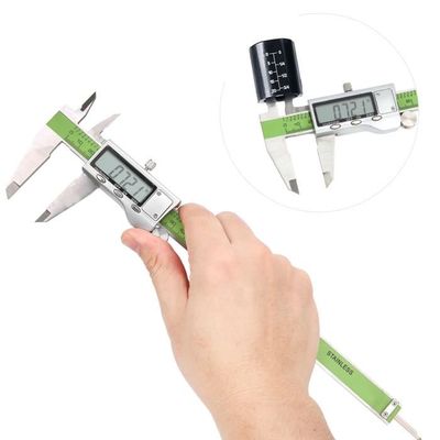 Pied à Coulisse Numérique Rechargeable USB-C 200 Mm - Précision 0,1 Mm, Acier Inoxydable, Autonomie 3-5 Mois