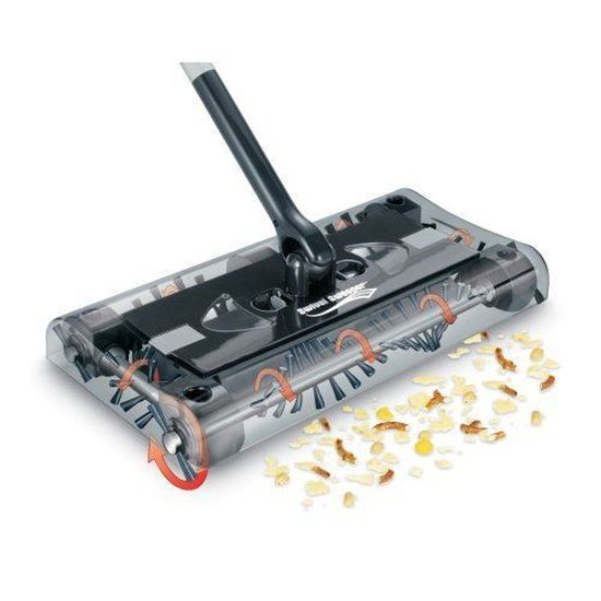 Balai Sans Fil Swivel Sweeper - 4 Brosses Rotatives, Autonomie 60 Min