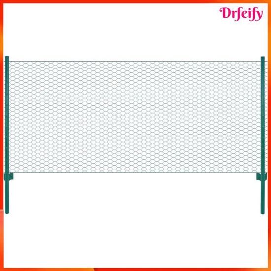 Filiac – Panneau rigide clôture PVC H. 1,53 m – L. 2 m – Fil 4 mm – Maille 200 x 55 mm – Couleur verte pour terrains en pente