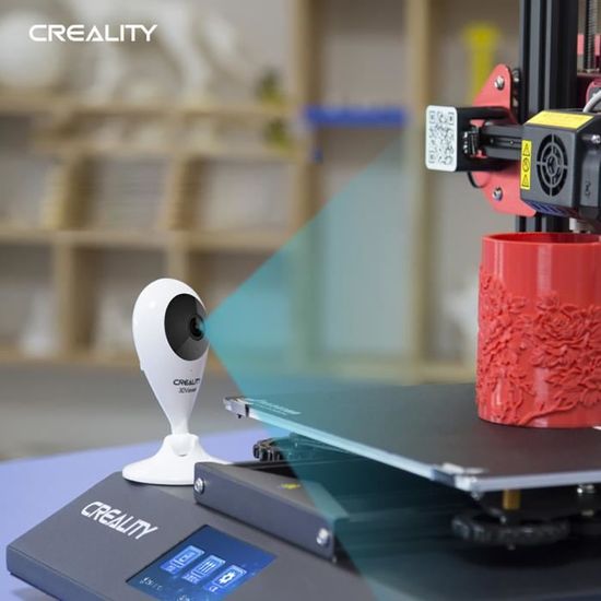 Creality 3D Viewer 1080P caméra de surveillance d'imprimante à distance de 360 ​​Rotation intelligente    ZPP90705004