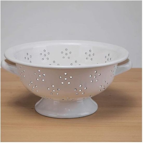 Bol à Fruits Avec Couvercle Rotatif - Récipient De Conservation Blanc Avec Autocollant - 26,9 X 26,9 X 29,2 Cm