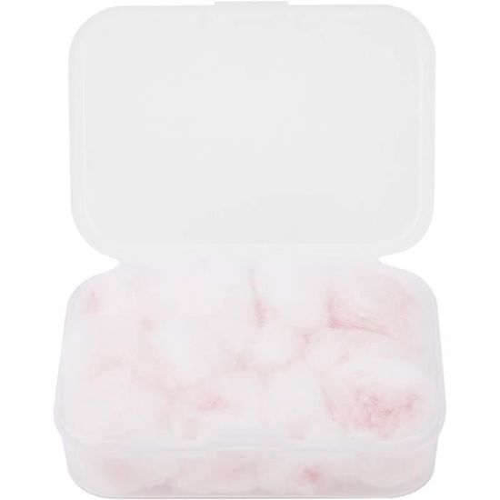 100 Bouchons D'oreille étanches Jetables – En PE, Adhésif Intégré, Coton Absorbant, Flottants, Pour Douche, Natation, Surf, Plongée, Soins Capillaires.
