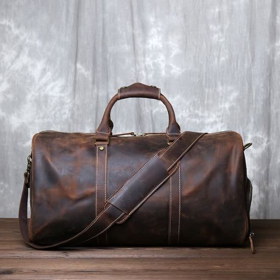 Sacoche Homme En Cuir – Porte-Documents A4, Pour Ordinateur 14 Pouces – Malette Professionnelle Voyage