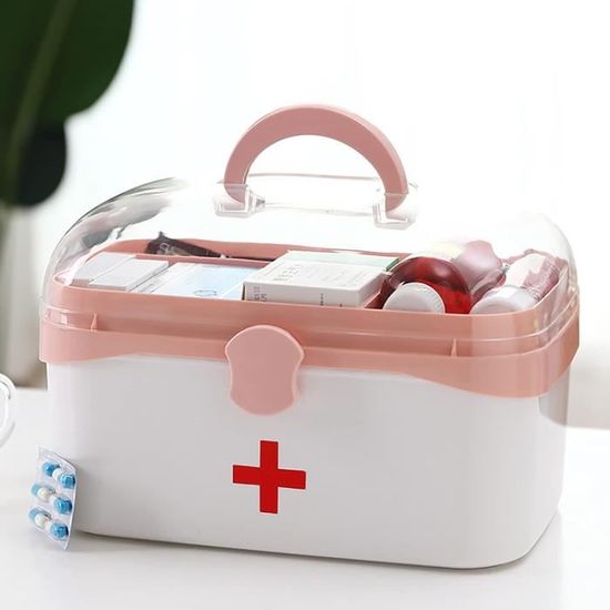 Boîte À Médicaments Portable Boîte Combinée De Ménage Trousse De