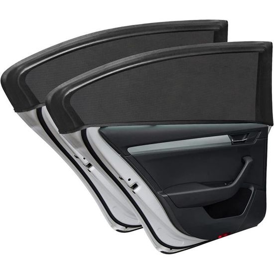 Pare-soleil Fenêtre Voiture Hauck Shade Me 2 - 2 Pièces, Enroulable, Ventouses, Protection UV