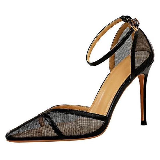 Talons Hauts Noirs - Taille UK 5 (EU 38) - Très Hauts (Plus De 10 Cm) - Neuf Avec Emballage D'Origine