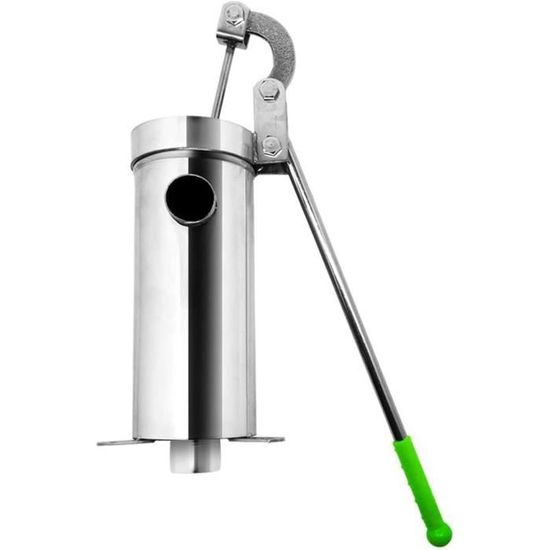 Pompe à Eau Manuelle Pour Puits - Acier Inoxydable, Base Triangulaire, Aspiration Puissante - Pour Jardin, Terrasse, Urgences - 9