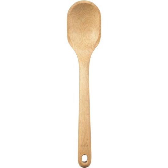 Cuillère En Bois Extra Large 33 Cm - Ustensile De Cuisine Pour Mélange Et Service - Grande Capacité