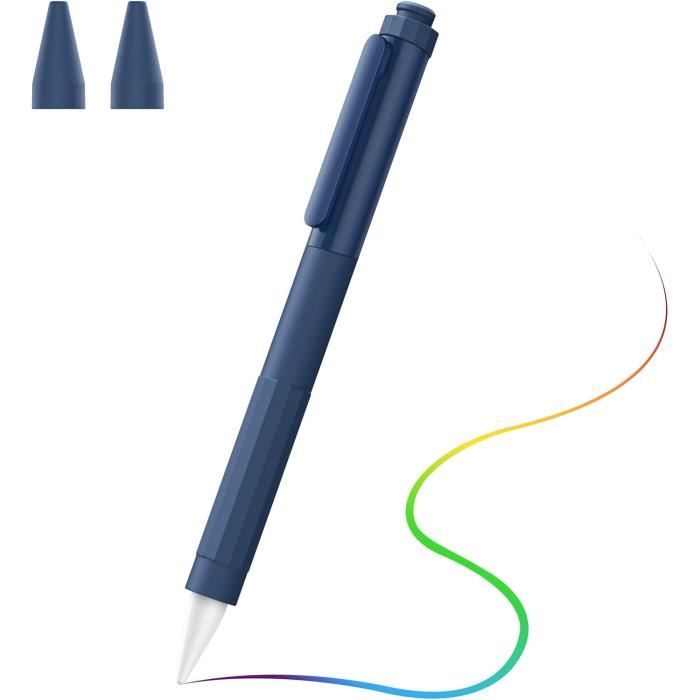 Coque Compatible avec iPad Pencil 2e Génération, Housse de Protection pour Stylet TPE Antidérapante, Étui de Stylet avec 2.[G308]