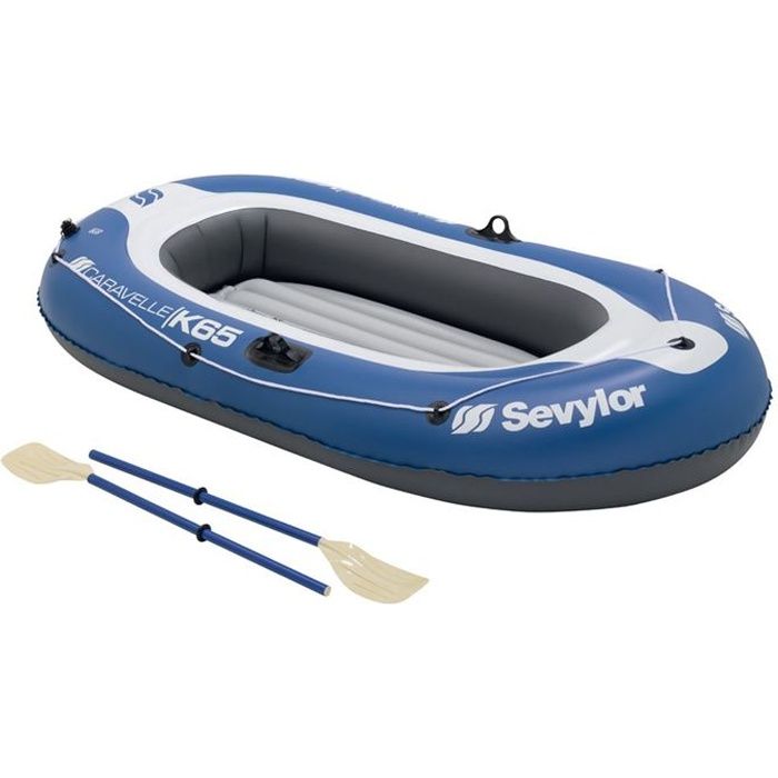 Sevylor Bateau Loisirs Caravelle Kk65 Kit Avec Sac Pagaies Et Gonfleur 2 Adultes Prix Pas Cher Cdiscount