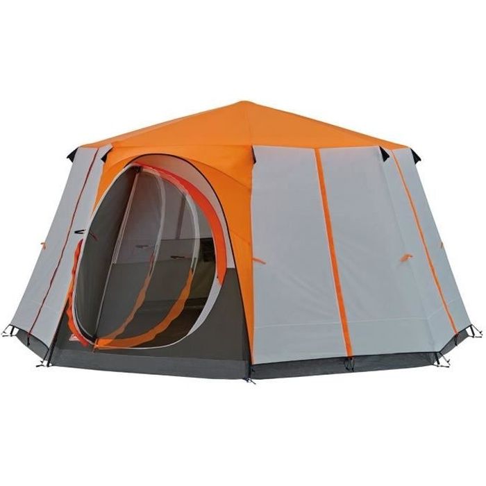 TENTE FAMILIALE 8 PERSONNES COLEMAN CORTES OCTAGON 8 - 2 chambres - imperméable 2000mm - toile anti-uv