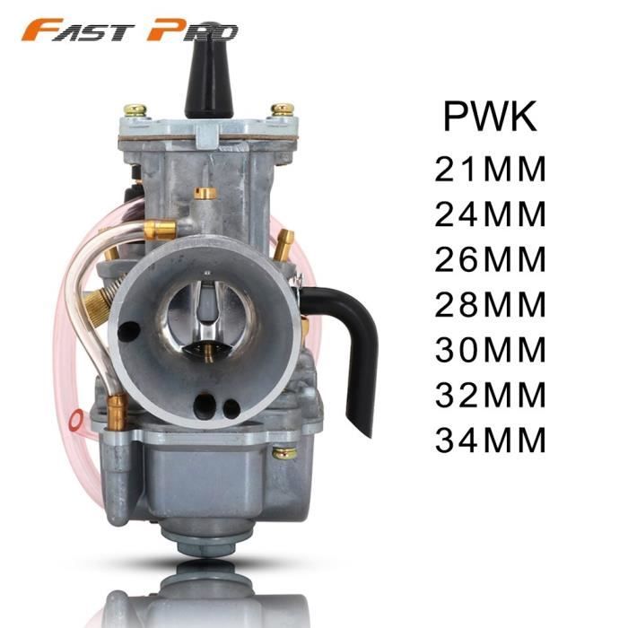 QXBER PWK Vergaser 21 Mm – Für 2T/4T Motoren 50-100cc, Universal Für Dirt Bike, Roller, ATV