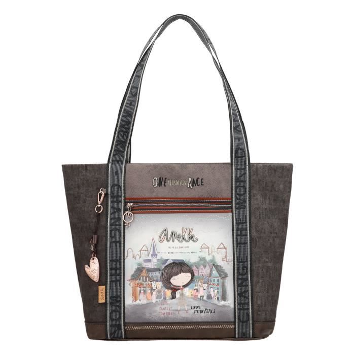 Sac shopping Anekke gris TU Anthracite