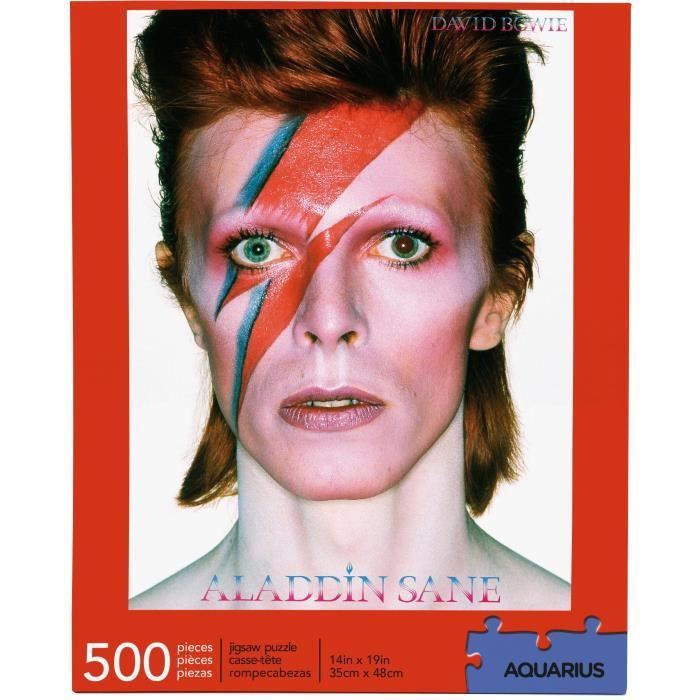 AQUARIUS Puzzle 500 pièces David Bowie Aladdin Sane - 62198