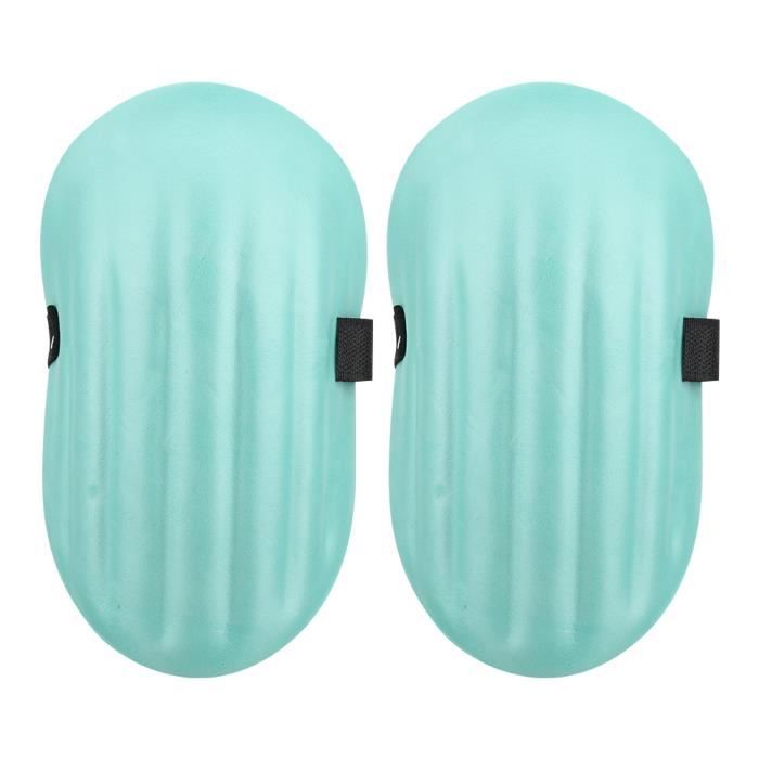 2Pcs EVA Foam Padding Genouillères Protecteur de Jambe avec Bande de Crochet Réglable pour Fitness Yoga Roller Skating-FAS