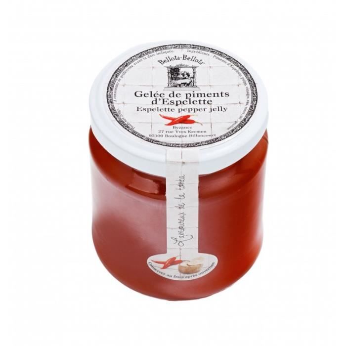 Gelée de piment d'Espelette, pot de 200g