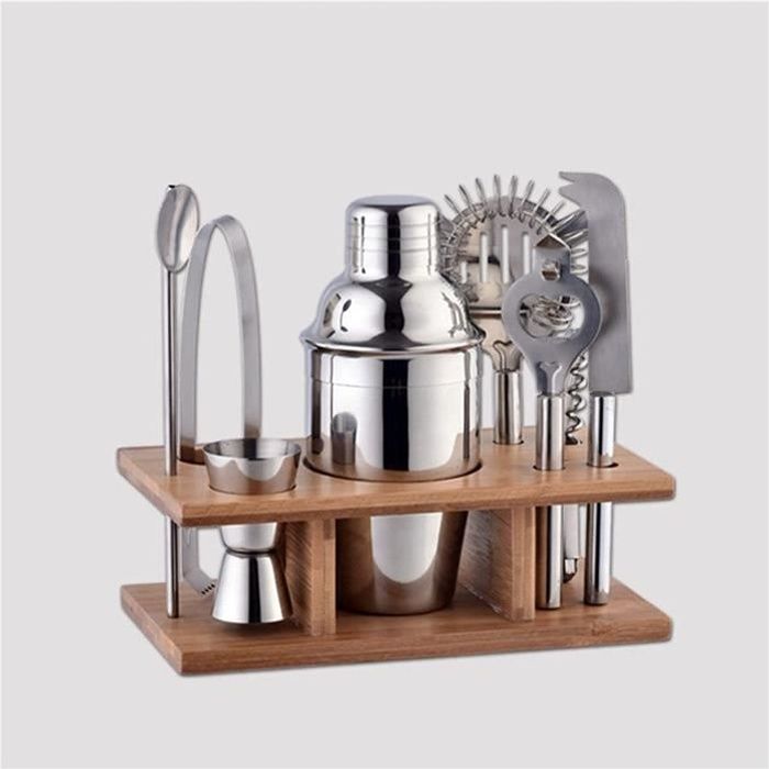 Kit Cocktail, 8 Pcs Ensemble Cocktails en Acier Inoxydable Set Cocktail Shaker 350ml Shaker Cup Barre Bar232