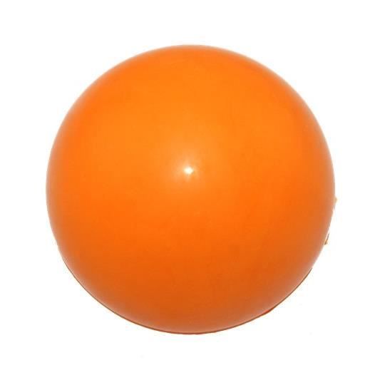 Jouet,Balle de chien Indestructible solide jouet à mâcher Non toxique balle de chien gonflable en caoutchouc - Type Orange-7cm
